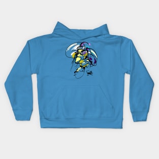 abstract art / star- princess Kids Hoodie